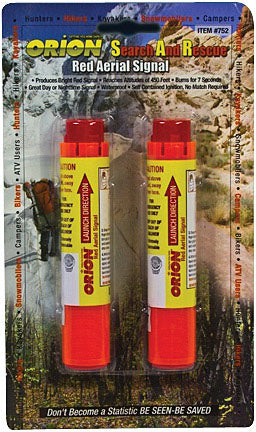 Red Aerial Signal Hand Held 2 Pk