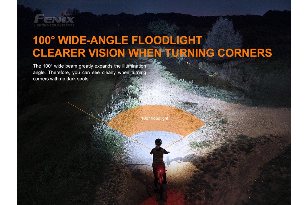 Fenix BC26R LED Bike Light + FREE BC05R V2 Tail Light Bundle -- OPEN BOX
