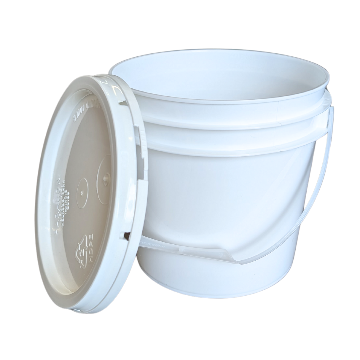 1 Gallon Round Bucket and Lid with Gasket