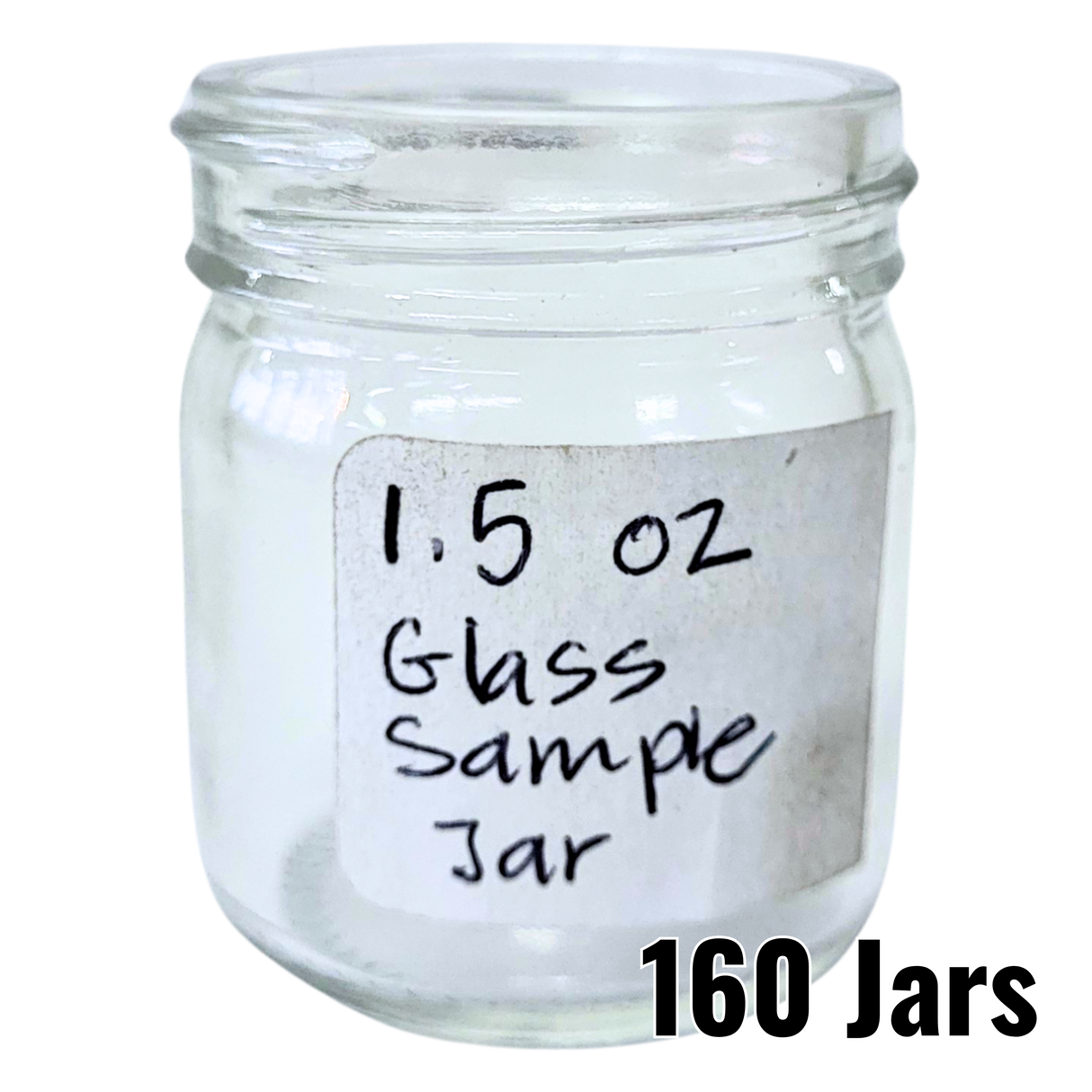 1.5 oz Glass Sample Jar