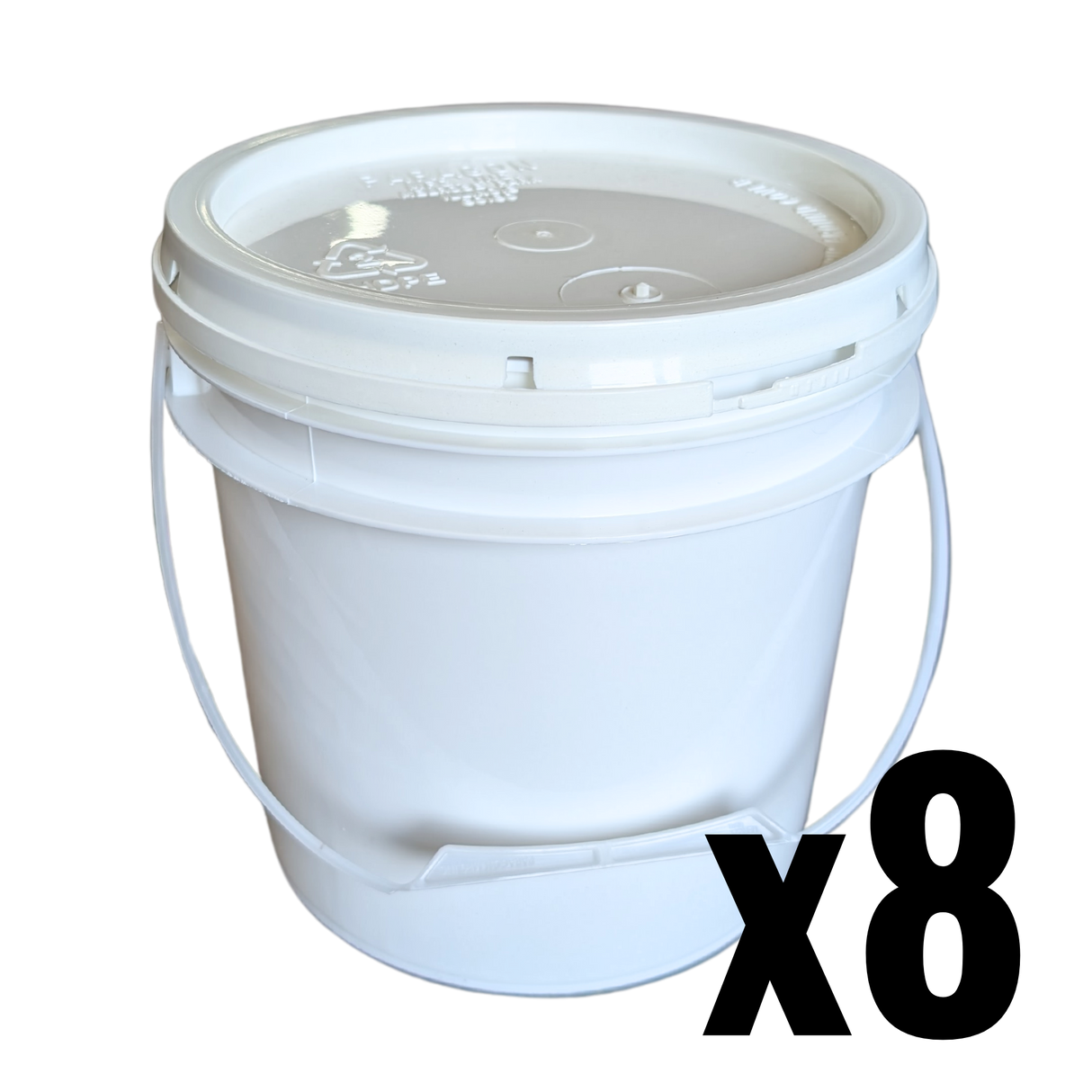 1 Gallon Round Bucket and Lid with Gasket