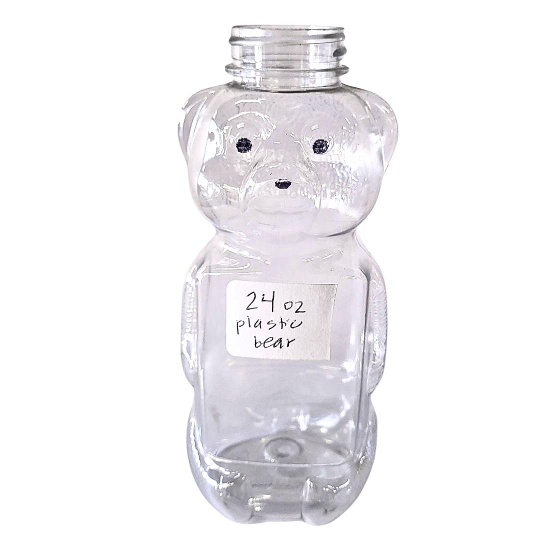 24 oz Plastic Flat Panel Honey Bears