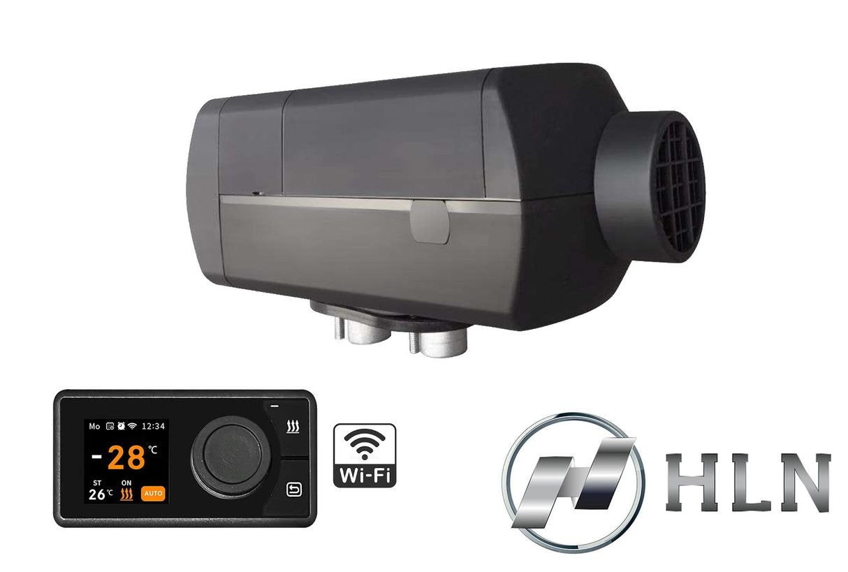 HLN 4kW PRO Air Diesel Heater 12v -40F, Vehicle Original Equipment; Installation Kits, WiFi Controller Included