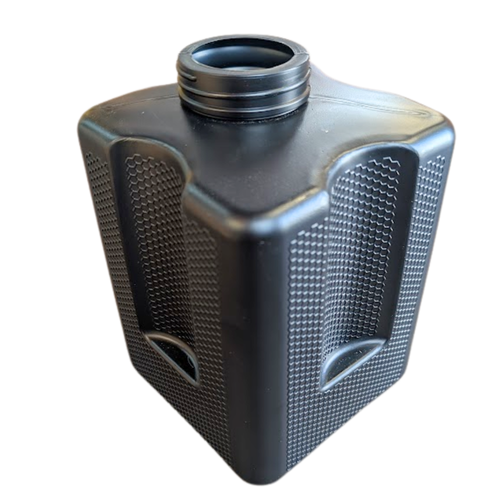 Black Plastic 1 Gallon Feeder Jar