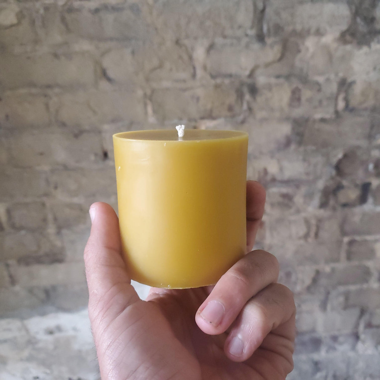 3-Inch Wide Beeswax Pillar Candles