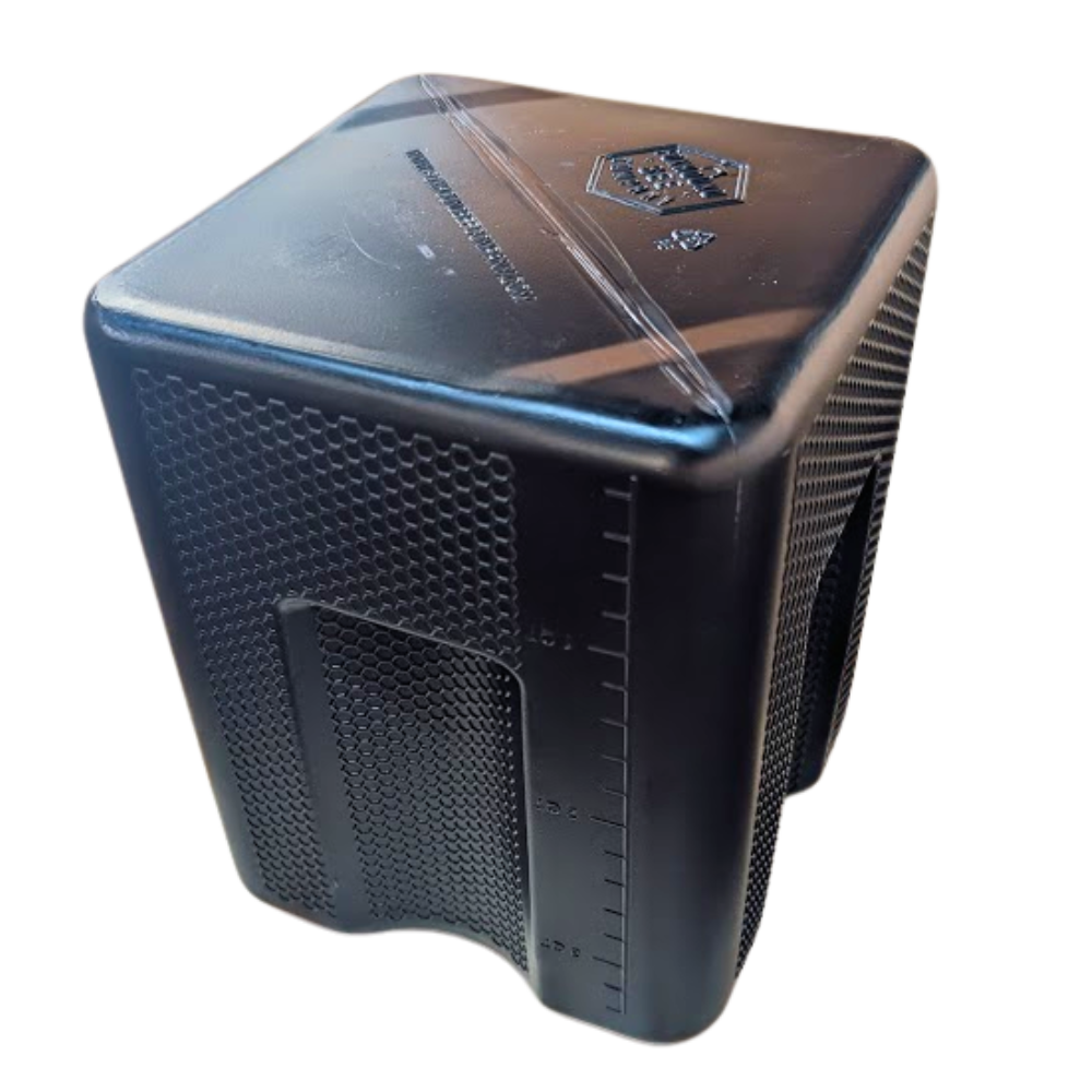 Black Plastic 1 Gallon Feeder Jar