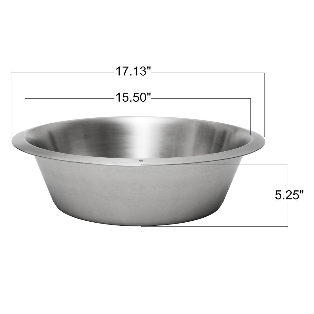 12qt Stainless Steel Flat Bottom Dish Pan