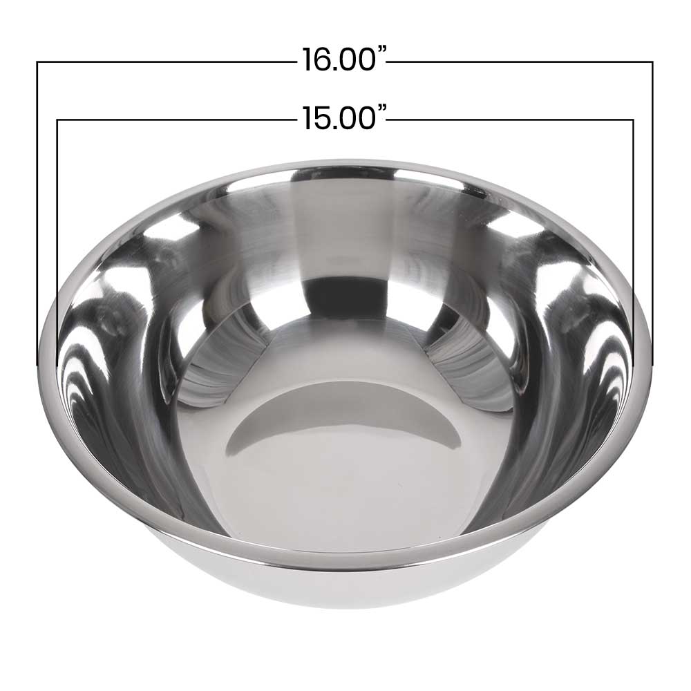 13-Qt Extra Heavy Stainless Steel Mixing Bowl