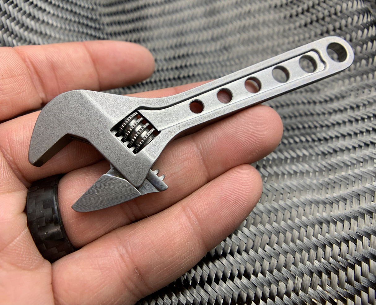 Adjustable Wrench - Titanium 4 Inch ( NSN Pending )