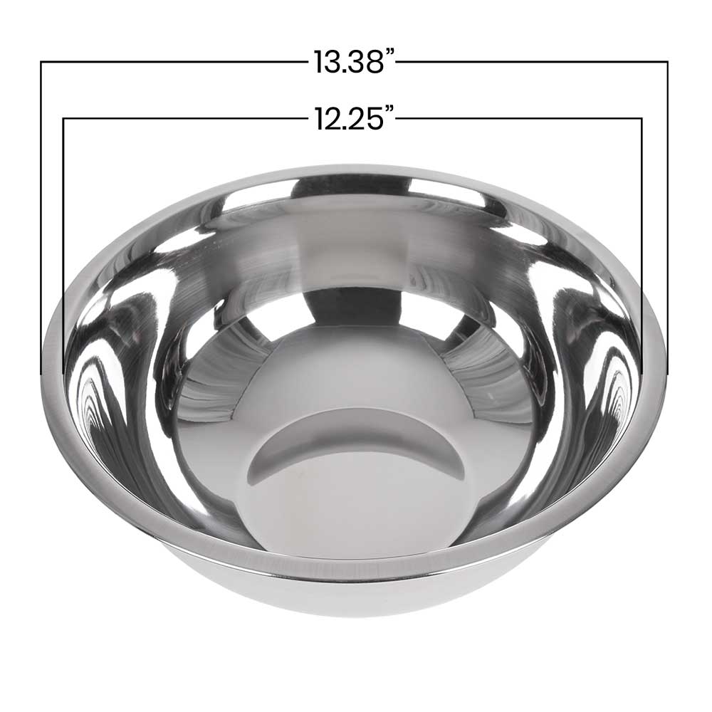 8-Qt Extra Heavy Stainless Steel Mixing Bowl