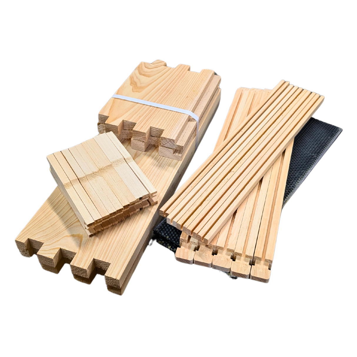 5-Frame Complete, Medium 6 5/8-inch Box with Frames and Foundation