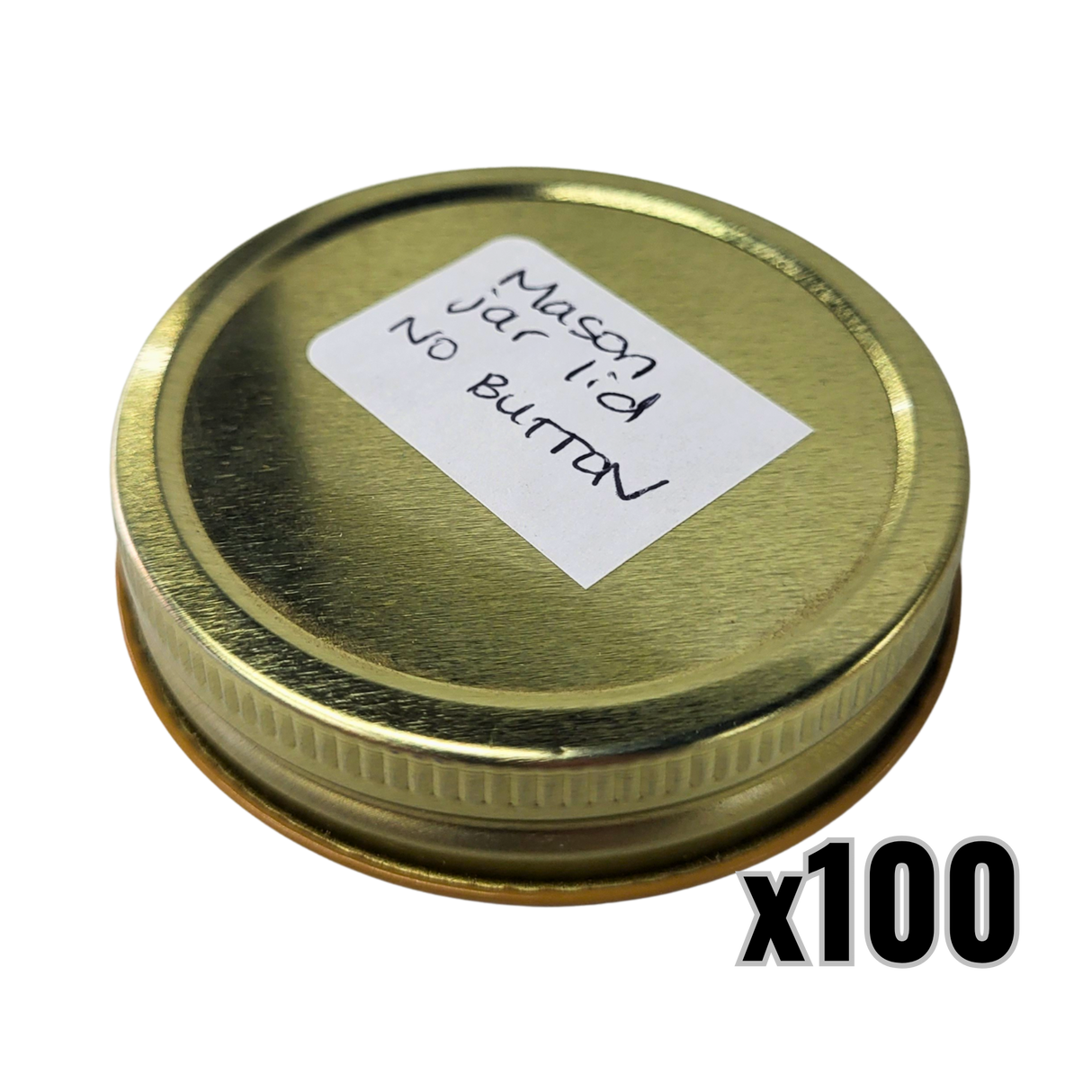 70 mm Mason Canning Jar Lid - Gold