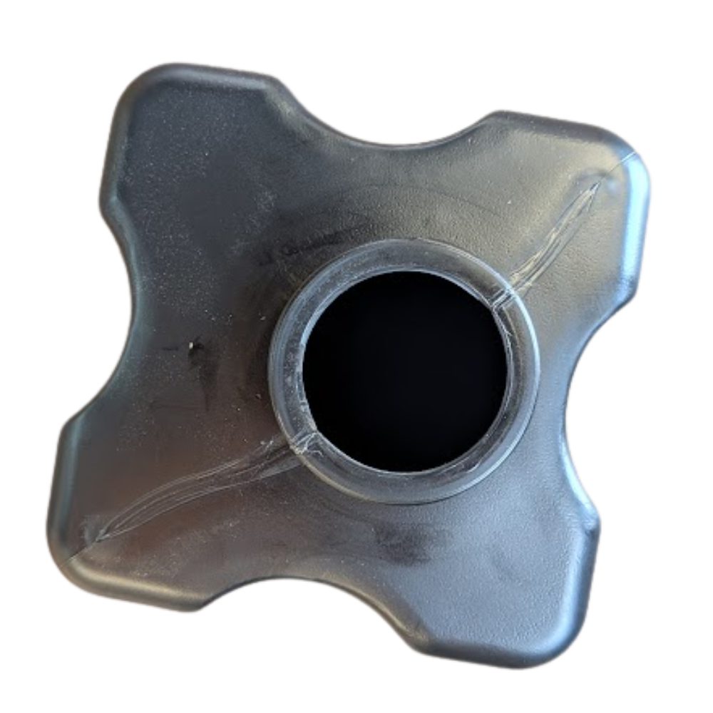 Black Plastic 1 Gallon Feeder Jar