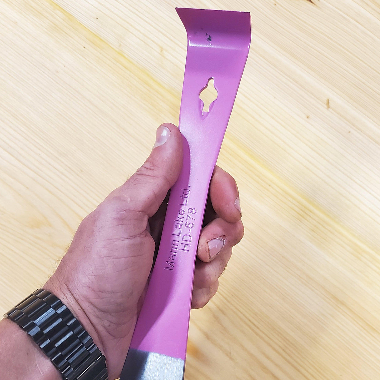 9 1/2 inch Pink Hive Tool