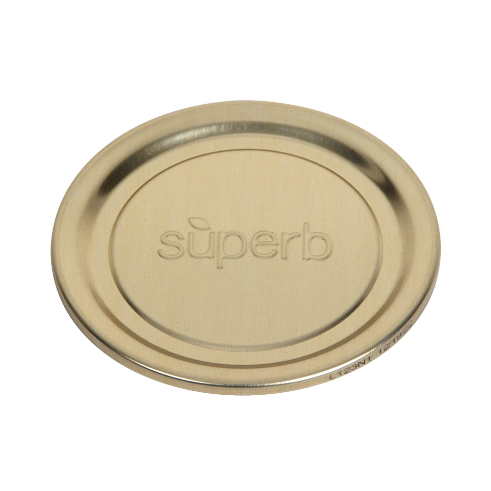 SUPERB - Regular Mouth Lids - Box of 12