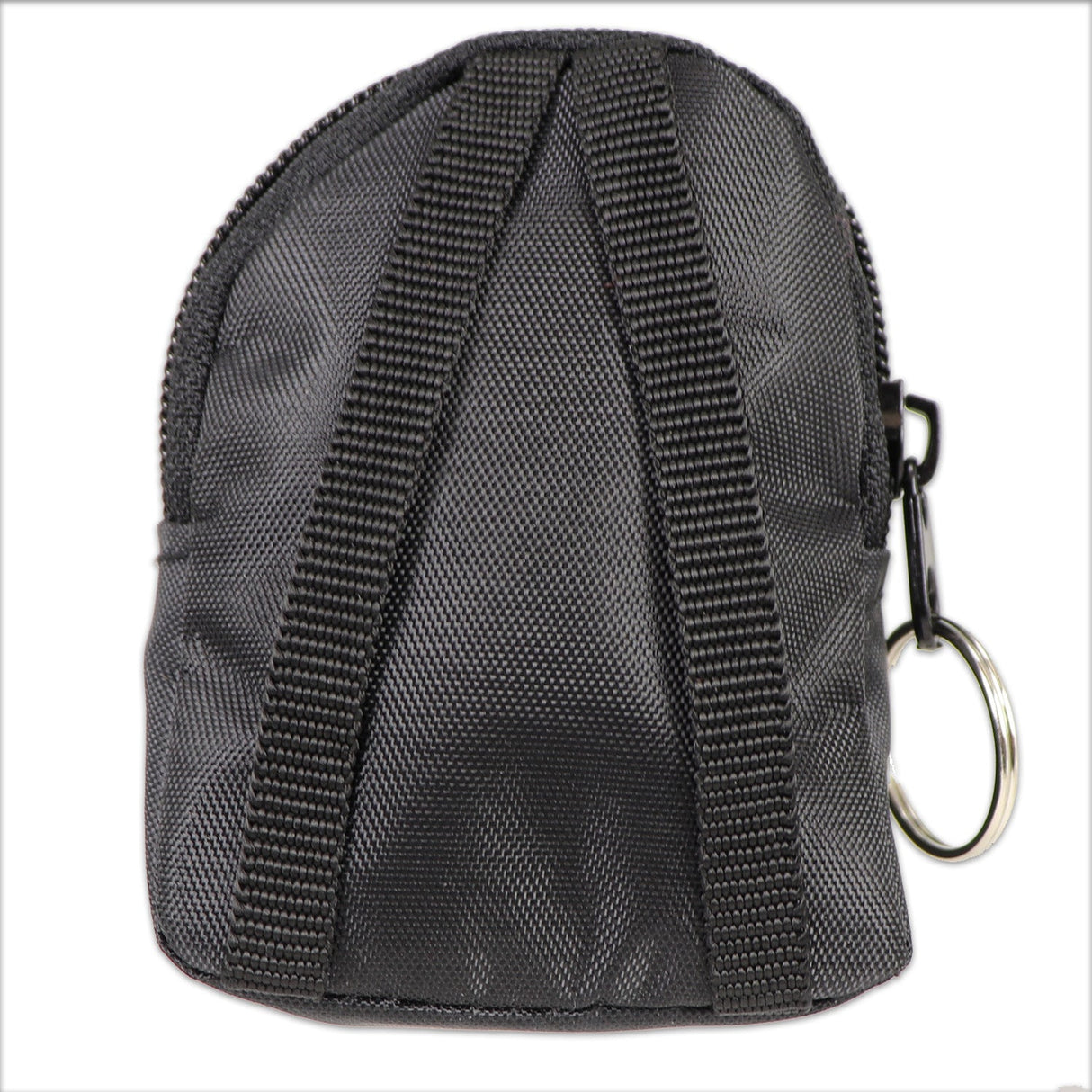 CPR Black Beltloop Keychain Backpack with Faceshield, Gloves, and Cleansing Wipes