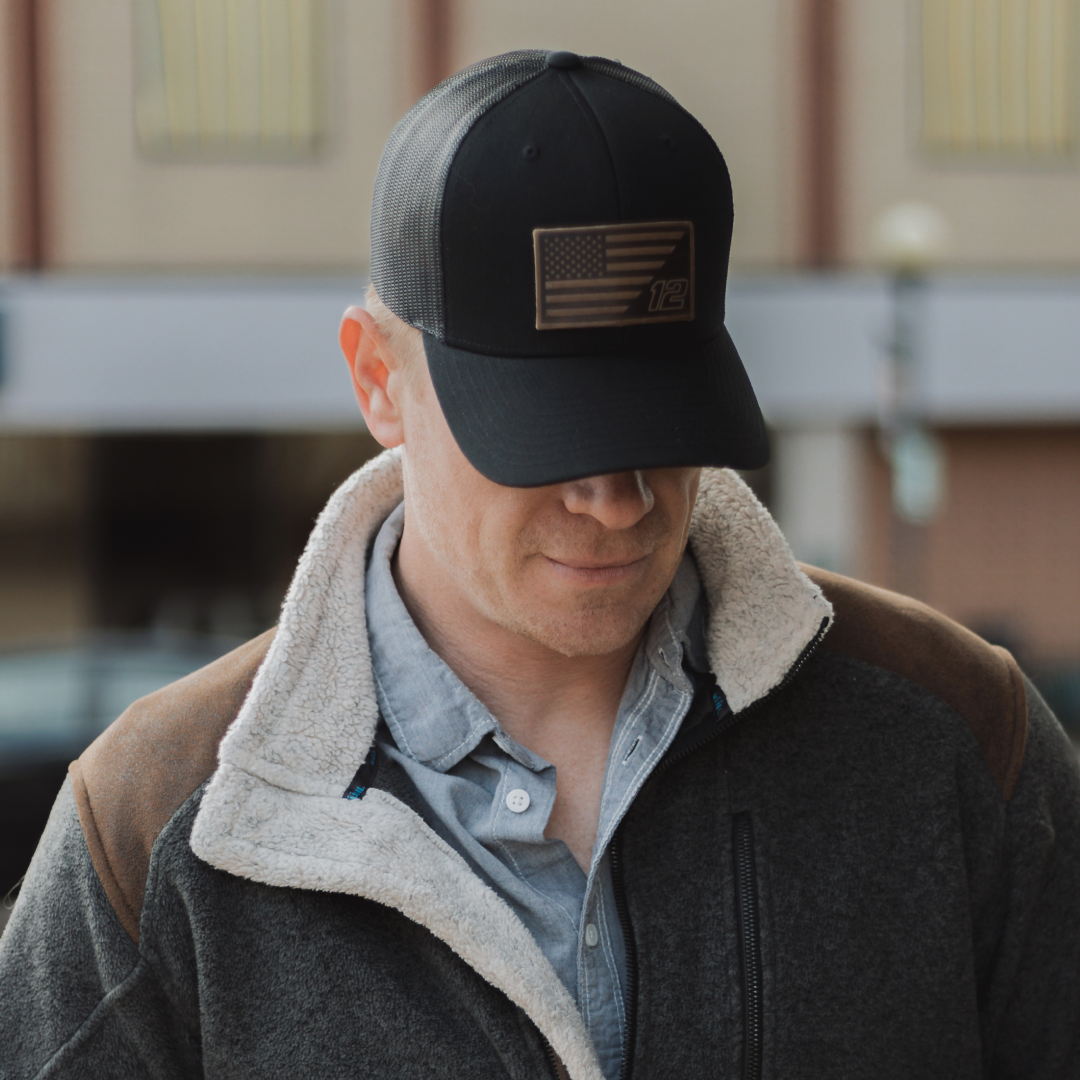 #12 American Flag Hat