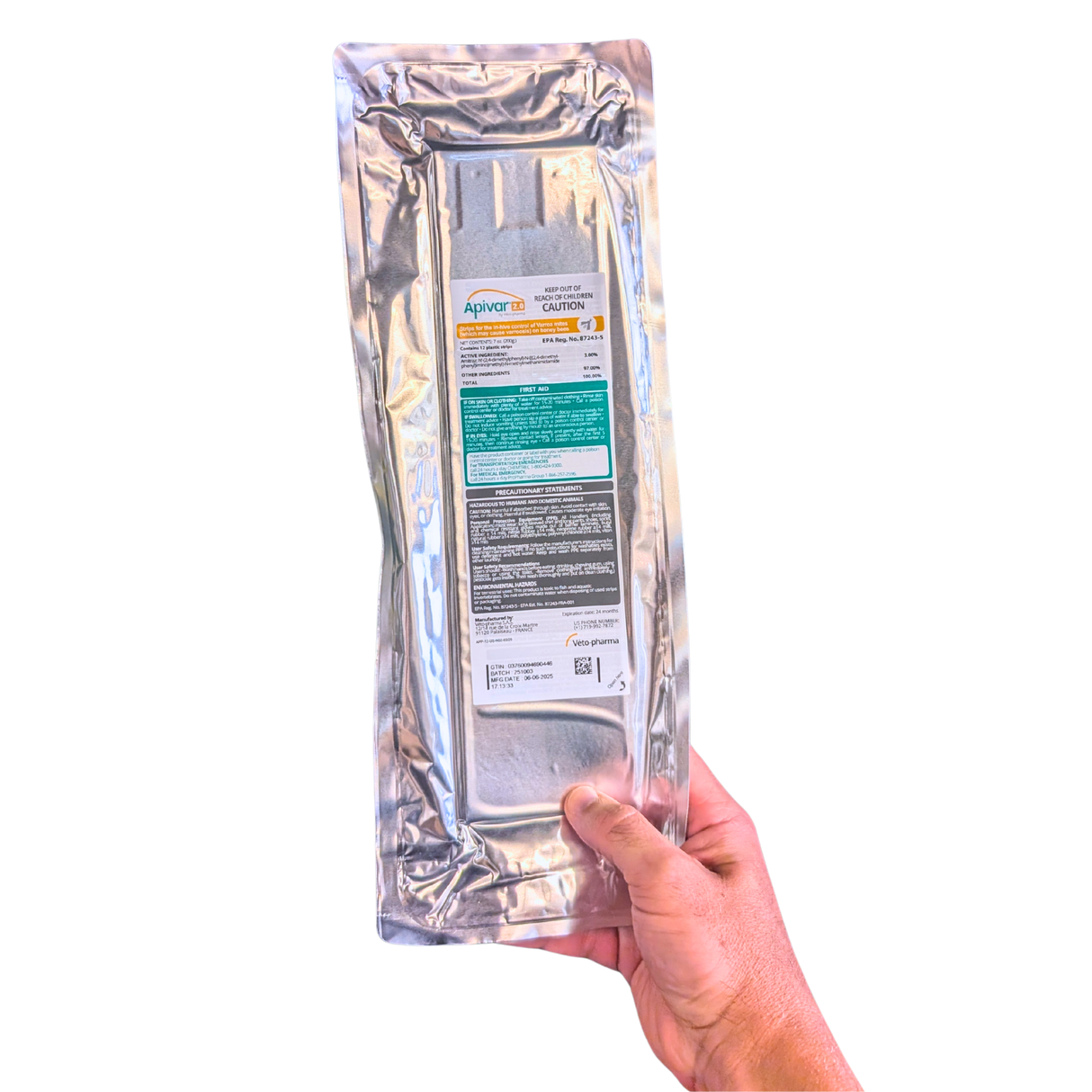 Apivar Original + Apivar 2.0 Varroa Mite Strips