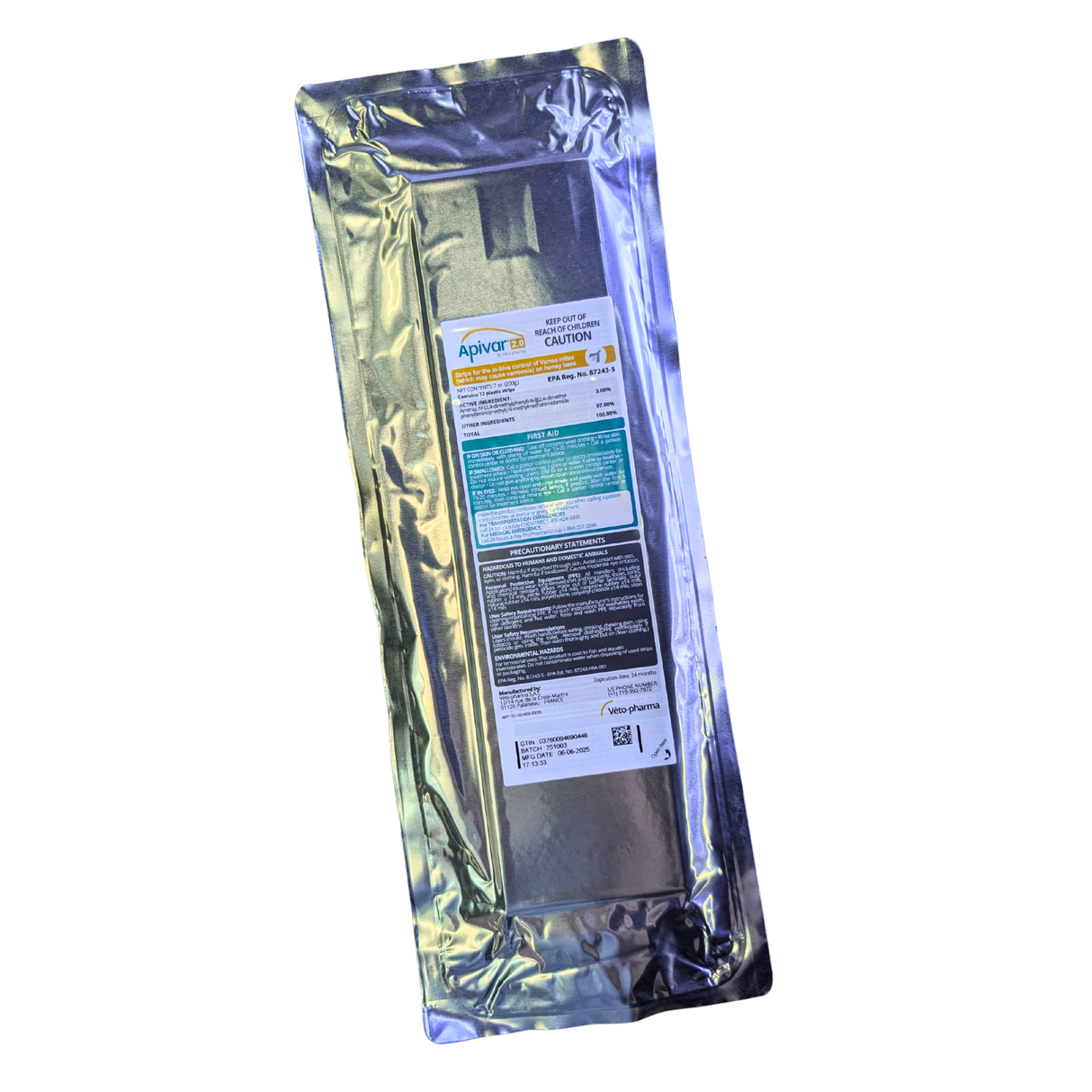 Apivar Original + Apivar 2.0 Varroa Mite Strips