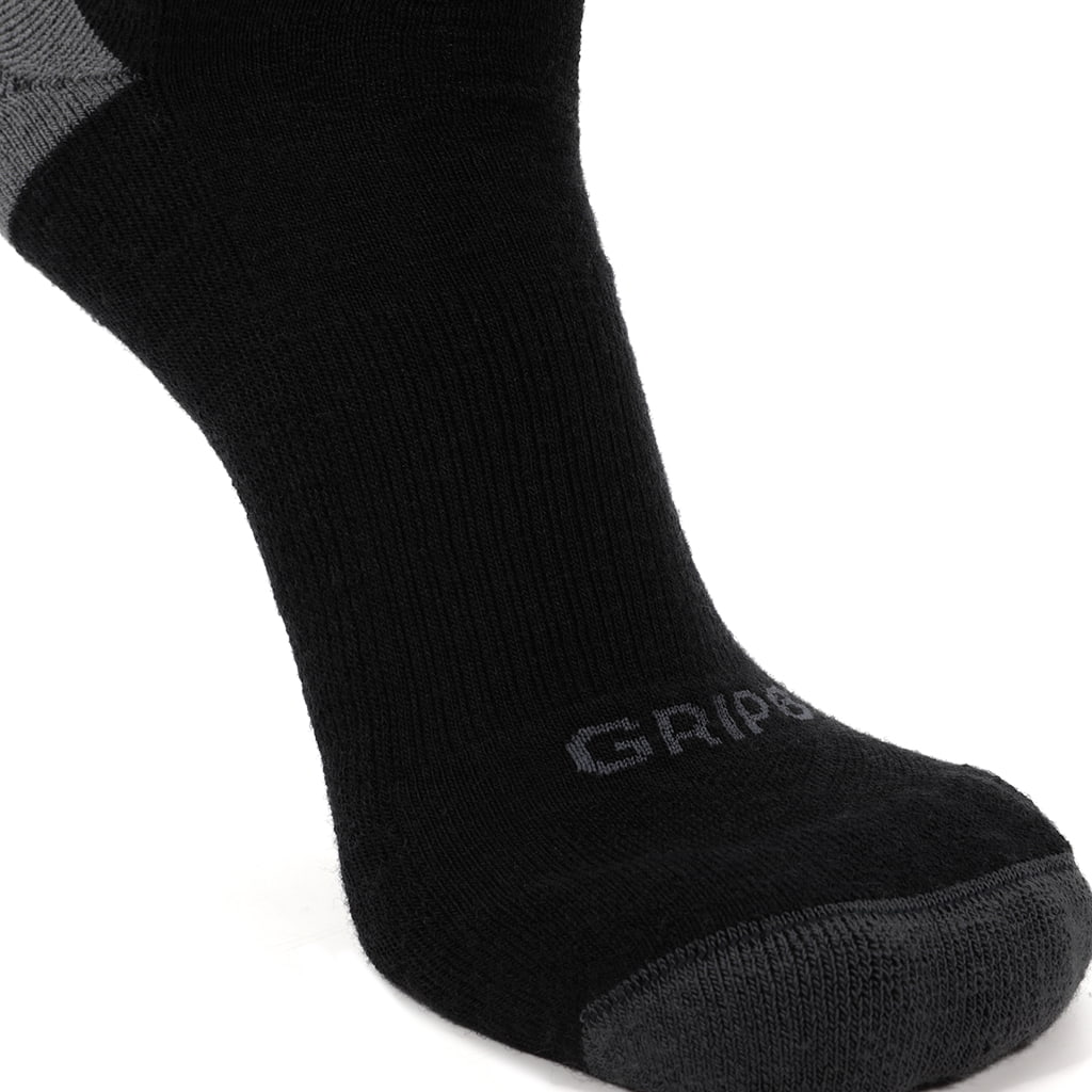 3 Pack Carbon - Casual Crew Midweight Merino Wool Sock