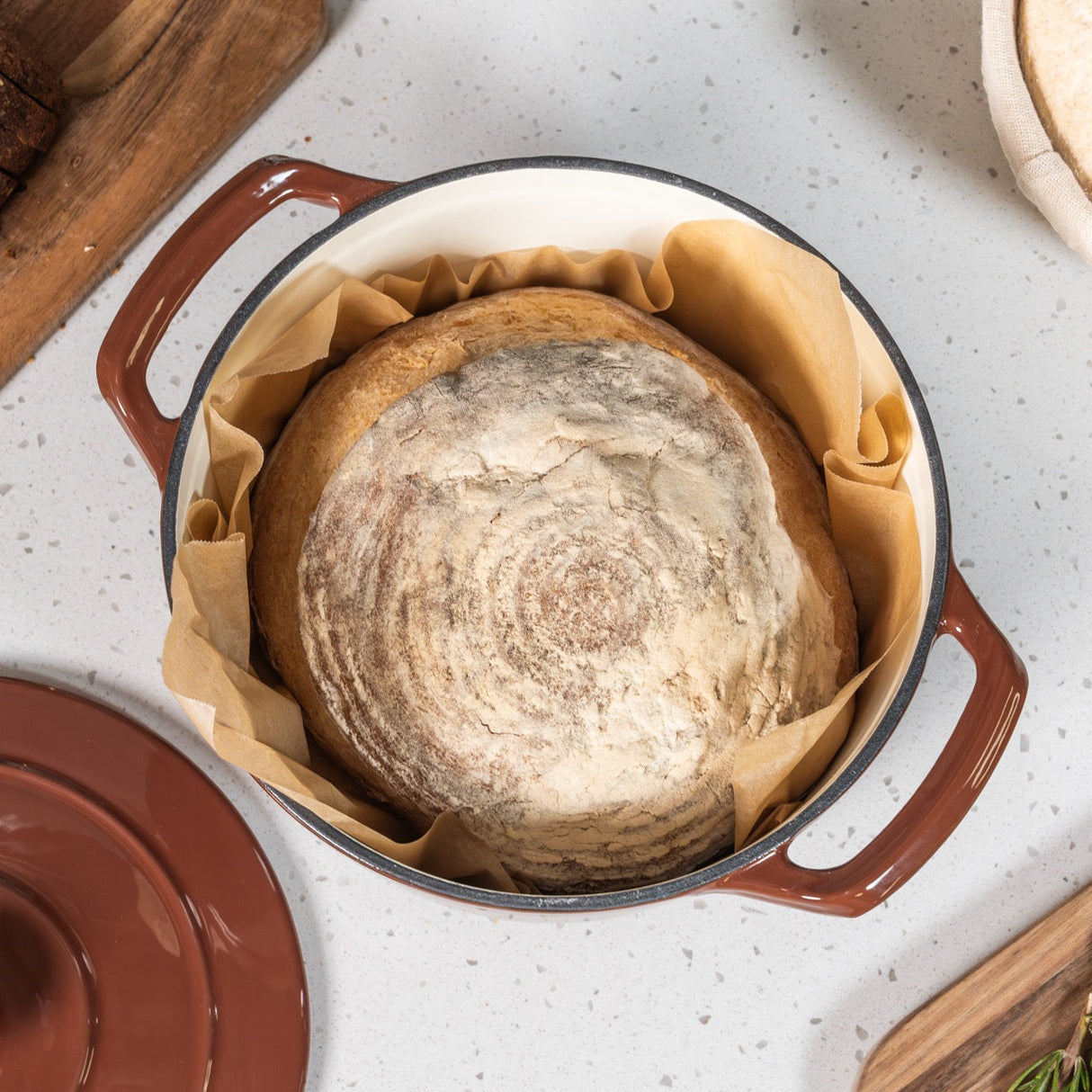 Enameled Cast Iron Dutch Oven