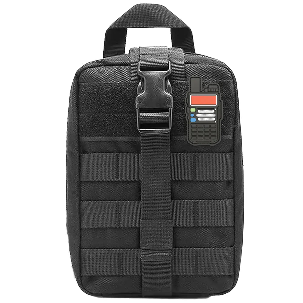 UV5R Radio Go Bag with Solar Charger Bugout Kit