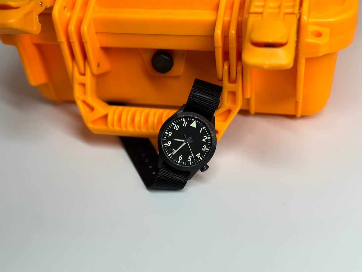 DLC Stainless Steel Pilot Automatic Watch by Maratac®