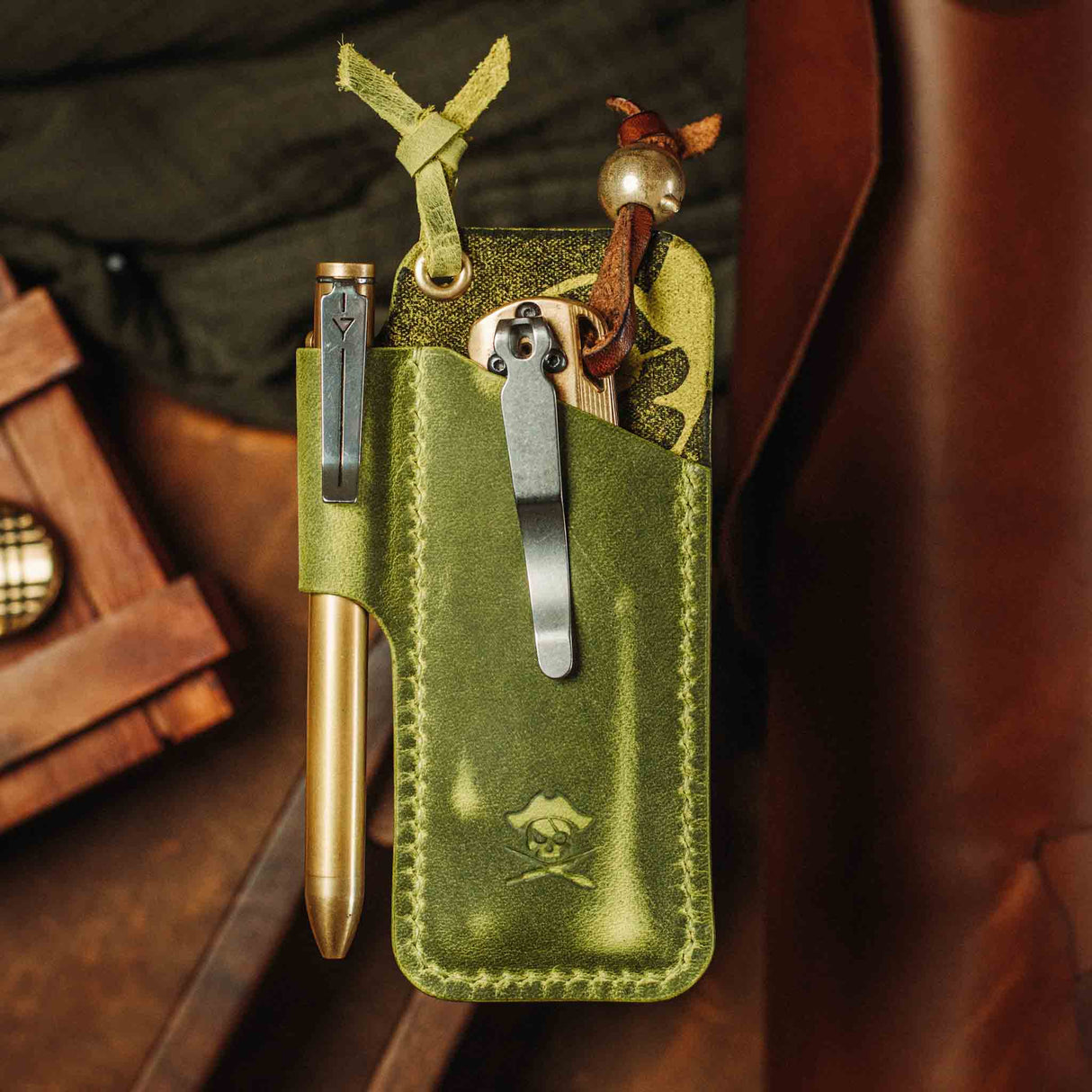 EDC Pocket Organizer - First Mate v3 | Leather Pocket Carrier