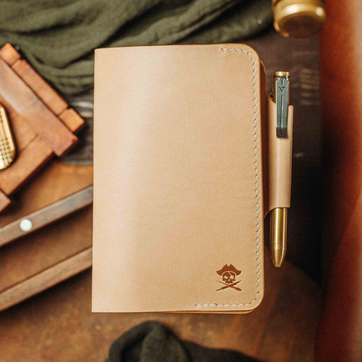 Pirate Goods Navigator Field Notes Cover – Leather EDC Journal Holder