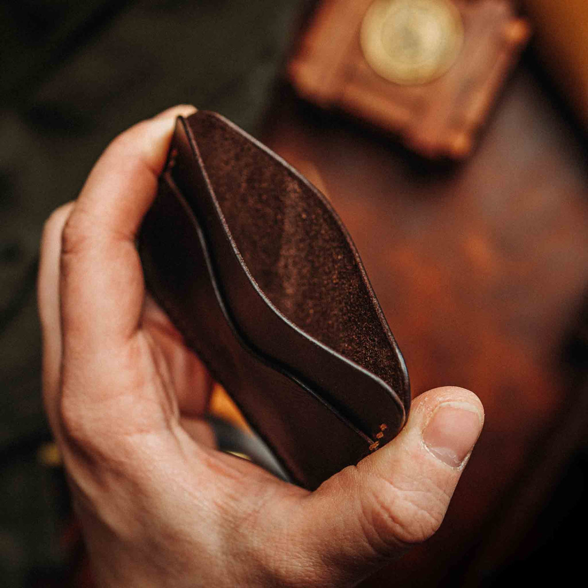 Pirate Goods Drunken Boatswain v2 Slim Wallet – Minimalist Leather EDC Card Holder