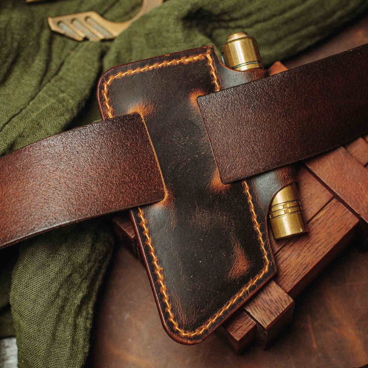 Pirate Goods Sailor v4 Knife Sheath – Leather EDC Belt Knife Holder