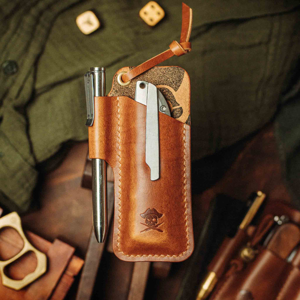 EDC Pocket Organizer - First Mate v3 | Leather Pocket Carrier