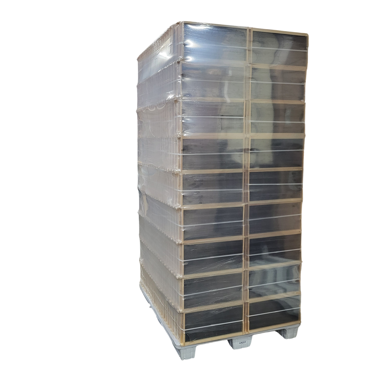 Deep 9 1/8-Inch Langsroth Frame, Grooved Top / Grooved Bottom With Double Wax Foundation