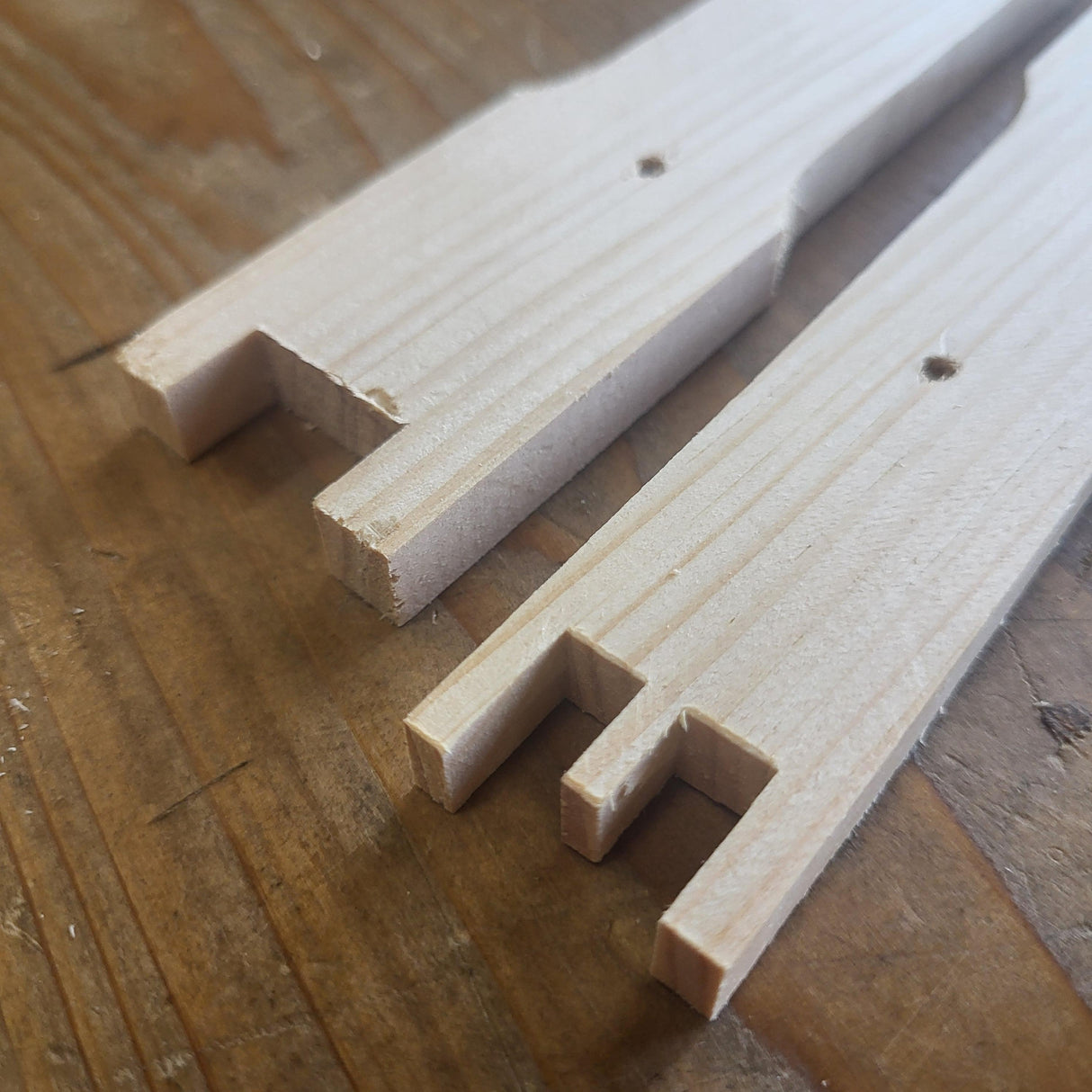 Deep 9 1/8 Inch Langstroth Frame, Wedged Top / Split Bottom with Holes