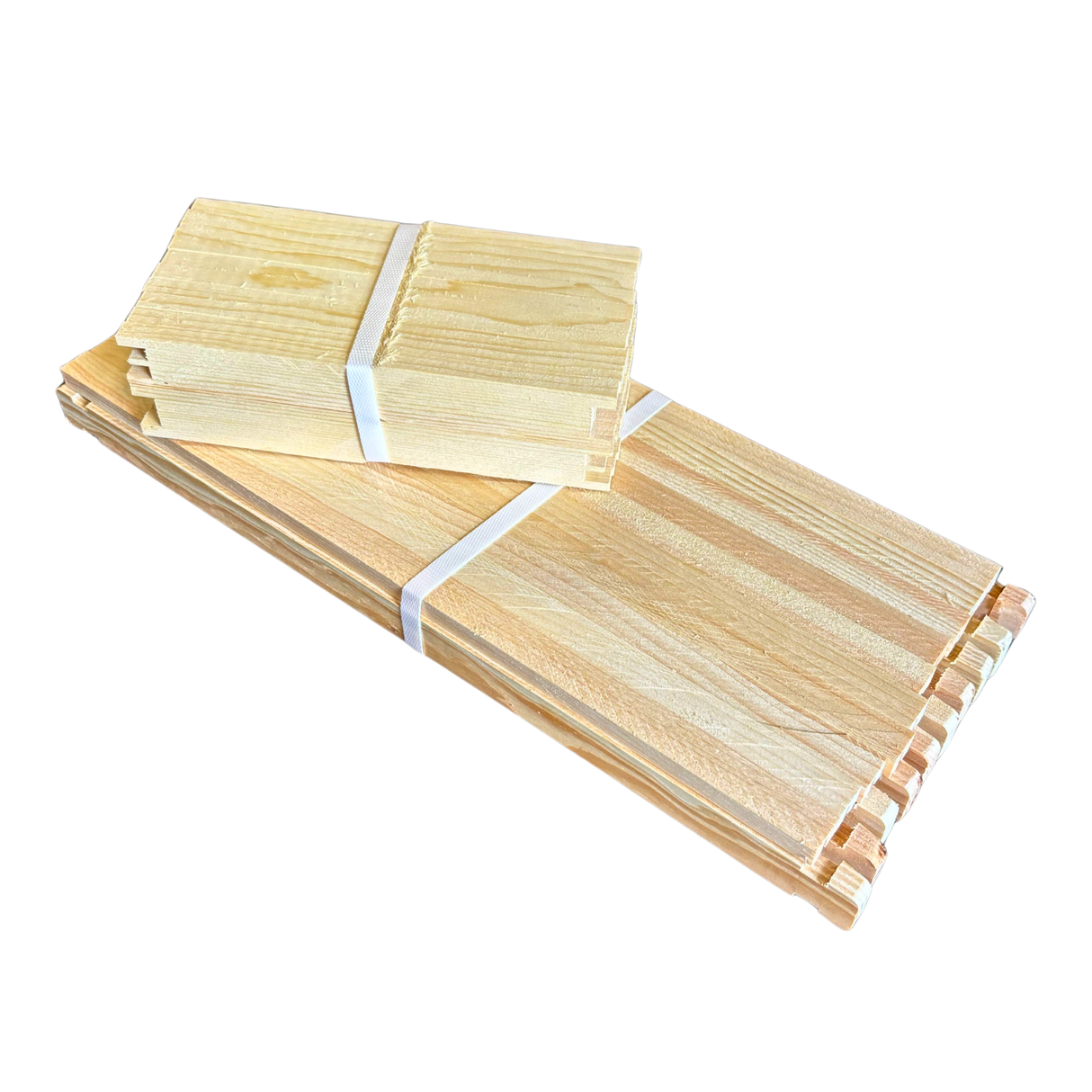 Deep 9 1/8-Inch Langsroth Frame, Unassembled, Grooved Top / Grooved Bottom