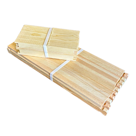 Deep 9 1/8-Inch Langsroth Frame, Unassembled, Grooved Top / Grooved Bottom