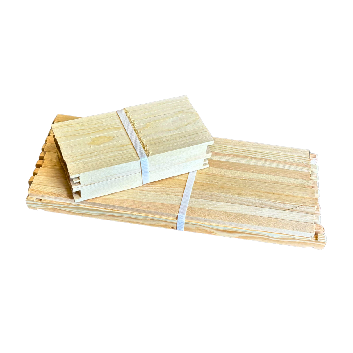 Deep 9 1/8-Inch Langsroth Frame, Unassembled, Grooved Top / Grooved Bottom