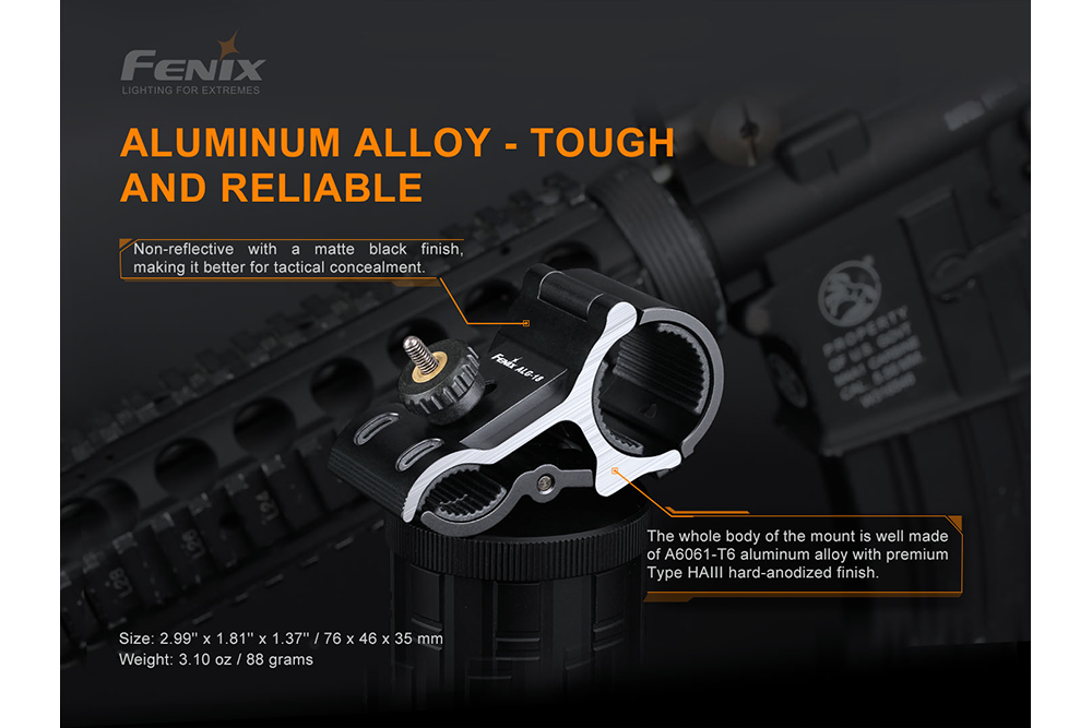 Fenix ALG-18 Flashlight Barrel Mount