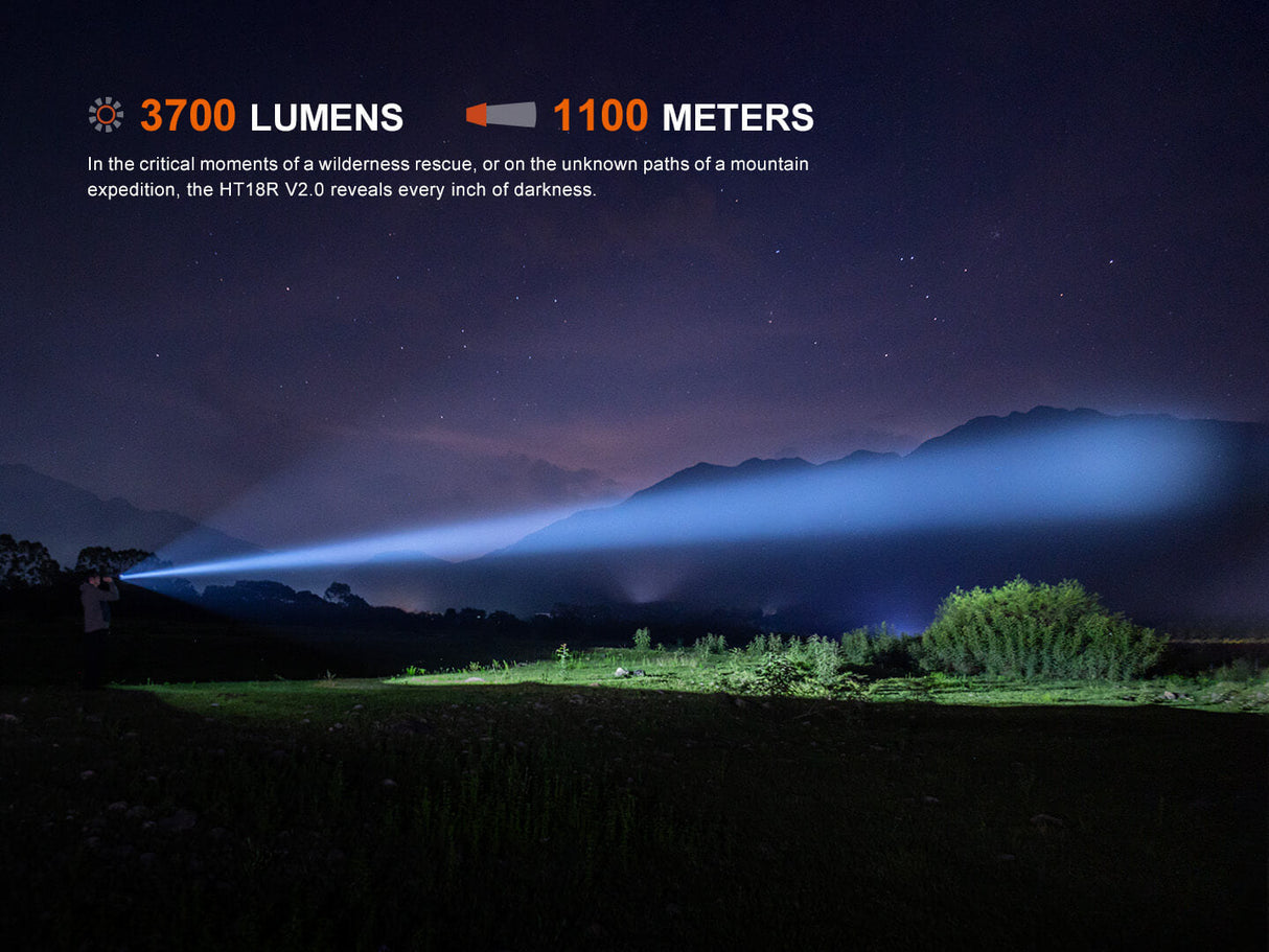 Fenix HT18R V2 Long-Range Hunting Flashlight