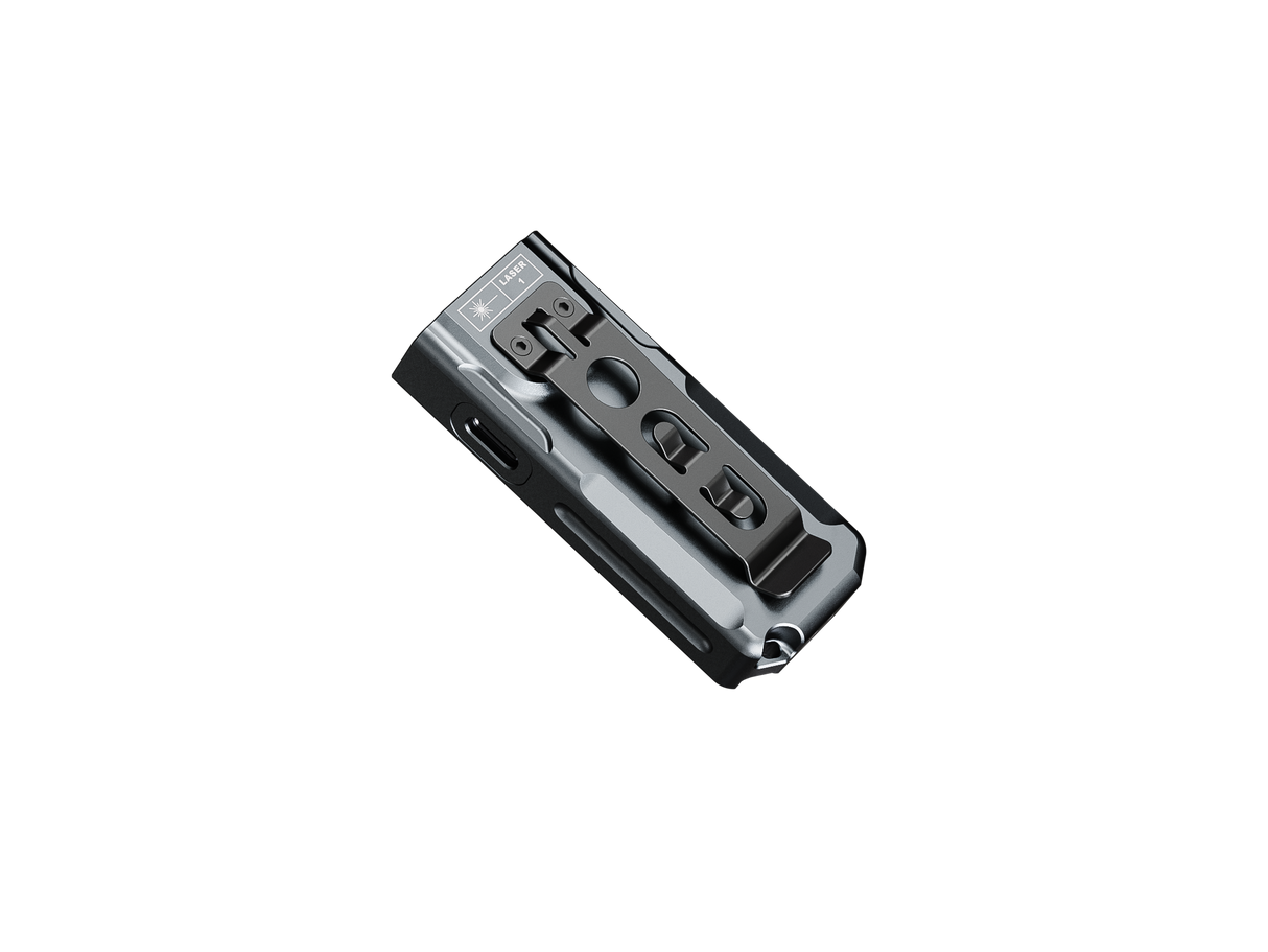 Fenix E06R Keychain Light with White, UV, and Red Laser Lights