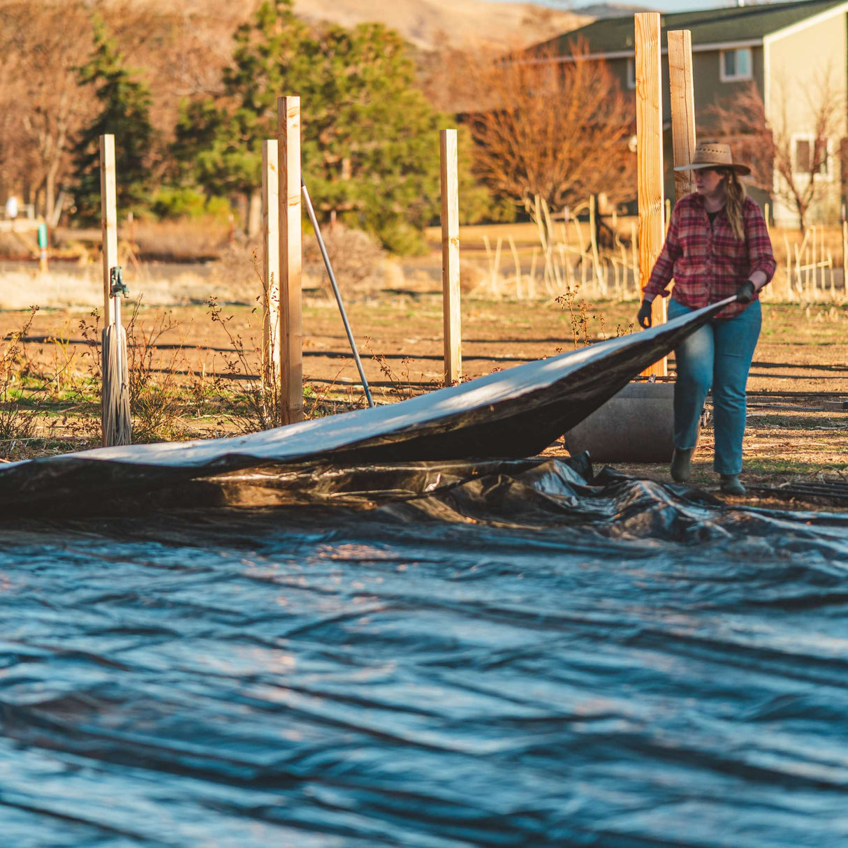 Silage Tarp - 6 mil Reversible Black & White
