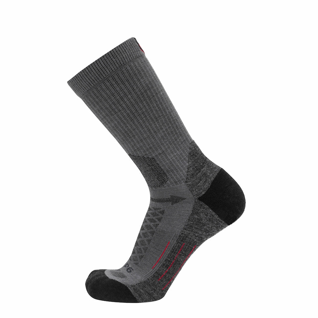 3 Pack Graphite - Hike Crew Midweight Merino Wool Sock