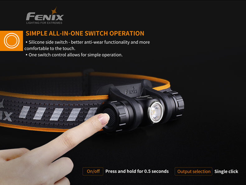 Fenix HM23 Compact Hiking and Running Headlamp - Discontinued