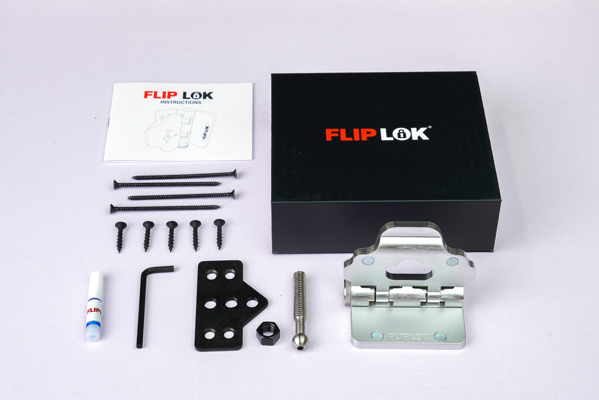FlipLok Outward Door Lock for Home Security