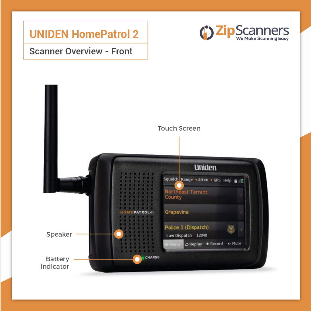 HomePatrol 2 Uniden Police Scanner