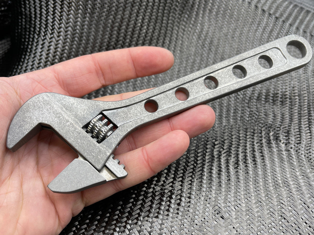 8 Inch - Titanium Adjustable Wrench - ( NSN Pending )