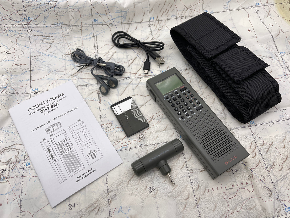 GOV. MIL Pack - CountyComm GP-7 SSB ( GEN 5 With USB-C - New 2025 Batch ) General Purpose Radio!