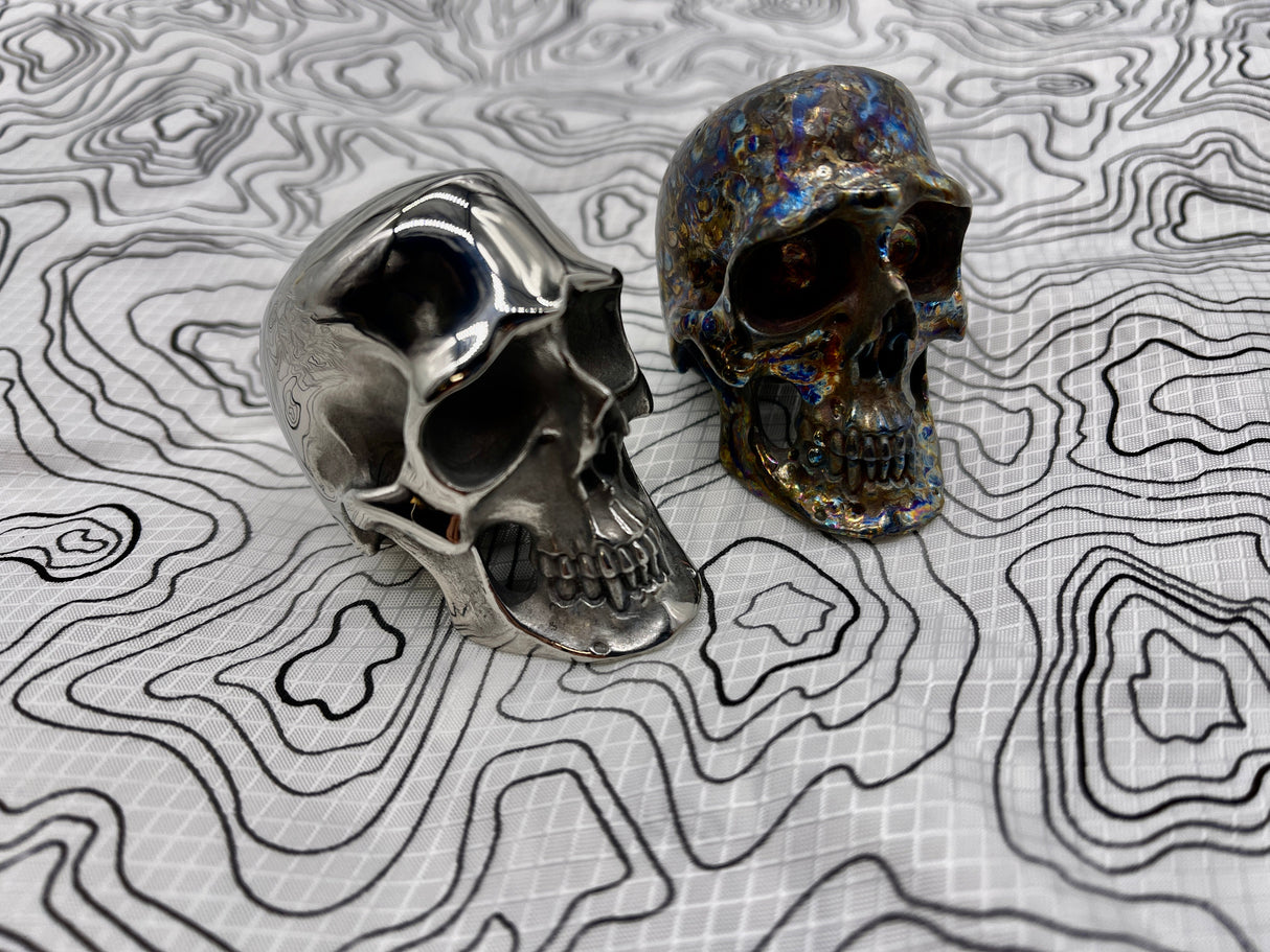 Custom Titanium Colossus Skull by Tony Fabrioli ( Limited Run! )