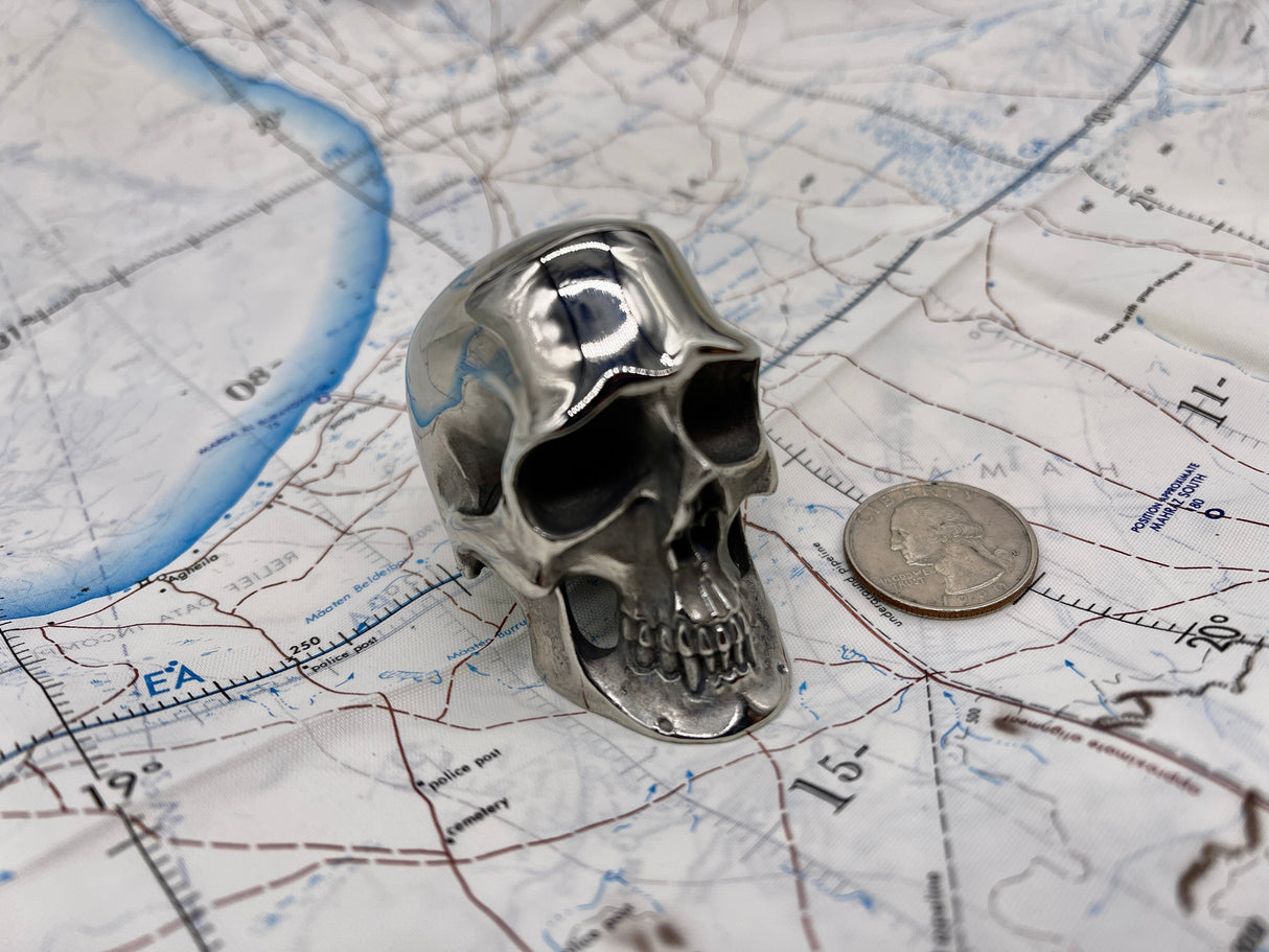Custom Titanium Colossus Skull by Tony Fabrioli ( Limited Run! )