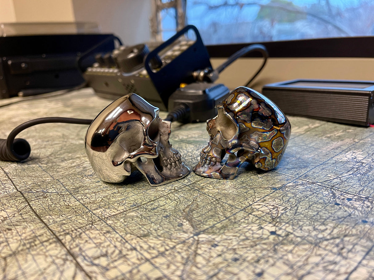 Custom Titanium Colossus Skull by Tony Fabrioli ( Limited Run! )